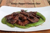 recipe blackpepper honey venison deer