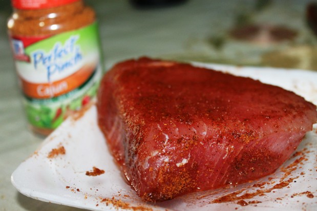 cajun seasoning tuna steak recipe