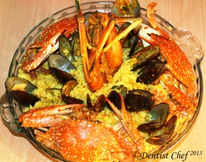 how make seafood paella saffron rice italian rice recipe paela crab prawn mussle