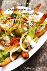 avocado feta cheese salad recipe greek salad how to make healthy salad dentist chef
