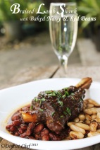 Braised lamb shank with navy bean and red bean recipe how braise lamb recipe