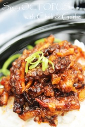 Octopus chilli garlic spicy recipe