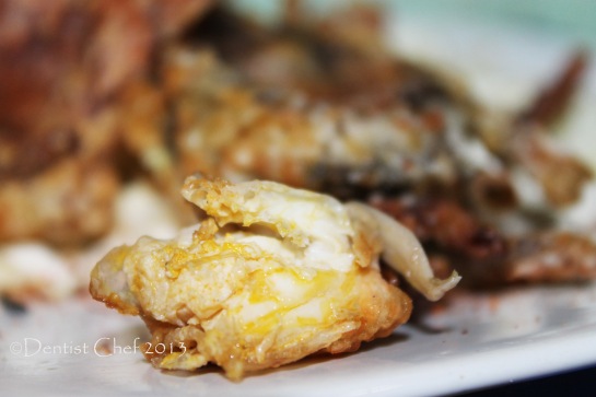 salted egg deep fried soft shell crab