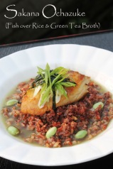 ochazuke recipe fish over rice with green tea broth matcha konbu dashi bonito stock
