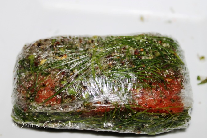 recipe homemade gravlax step by step cured salmon dill weed