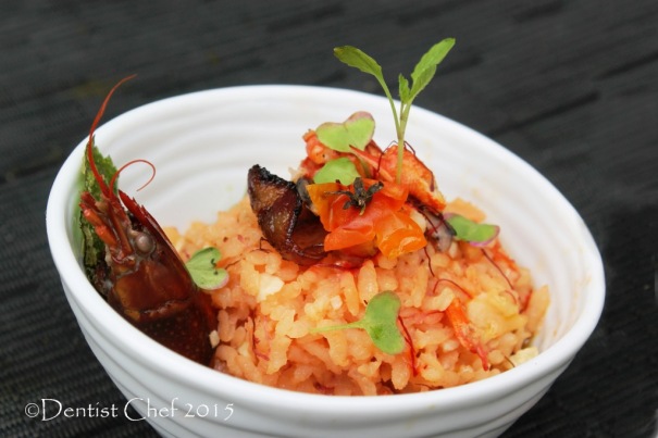 lobster saffron risotto recipe italian rice stew basil oil chorizo germinating brown rice risotto