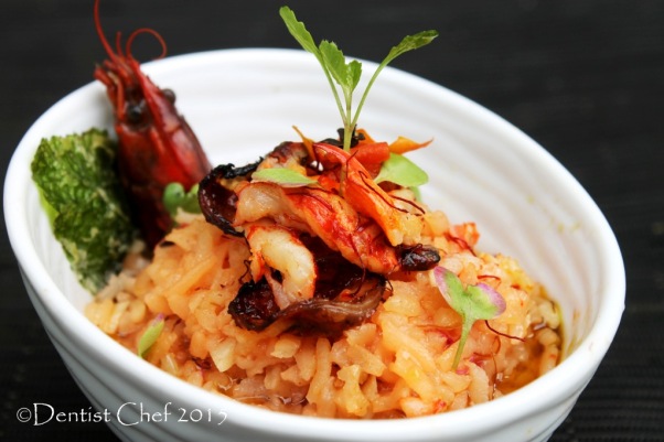 recipe lobster risotto tomato saffron choriso risotto italian rice resep udang lobster ait tawar lat