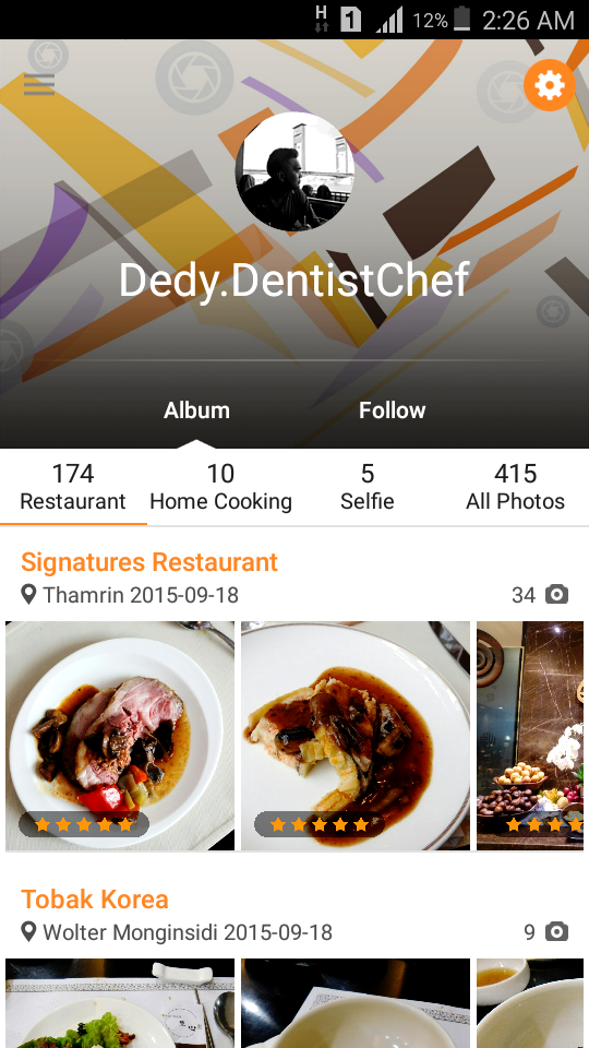dentist chef opensnap aplikasi restoran review makanan foto r