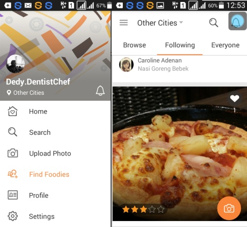 opensnaps find foodies friennd feature social media
